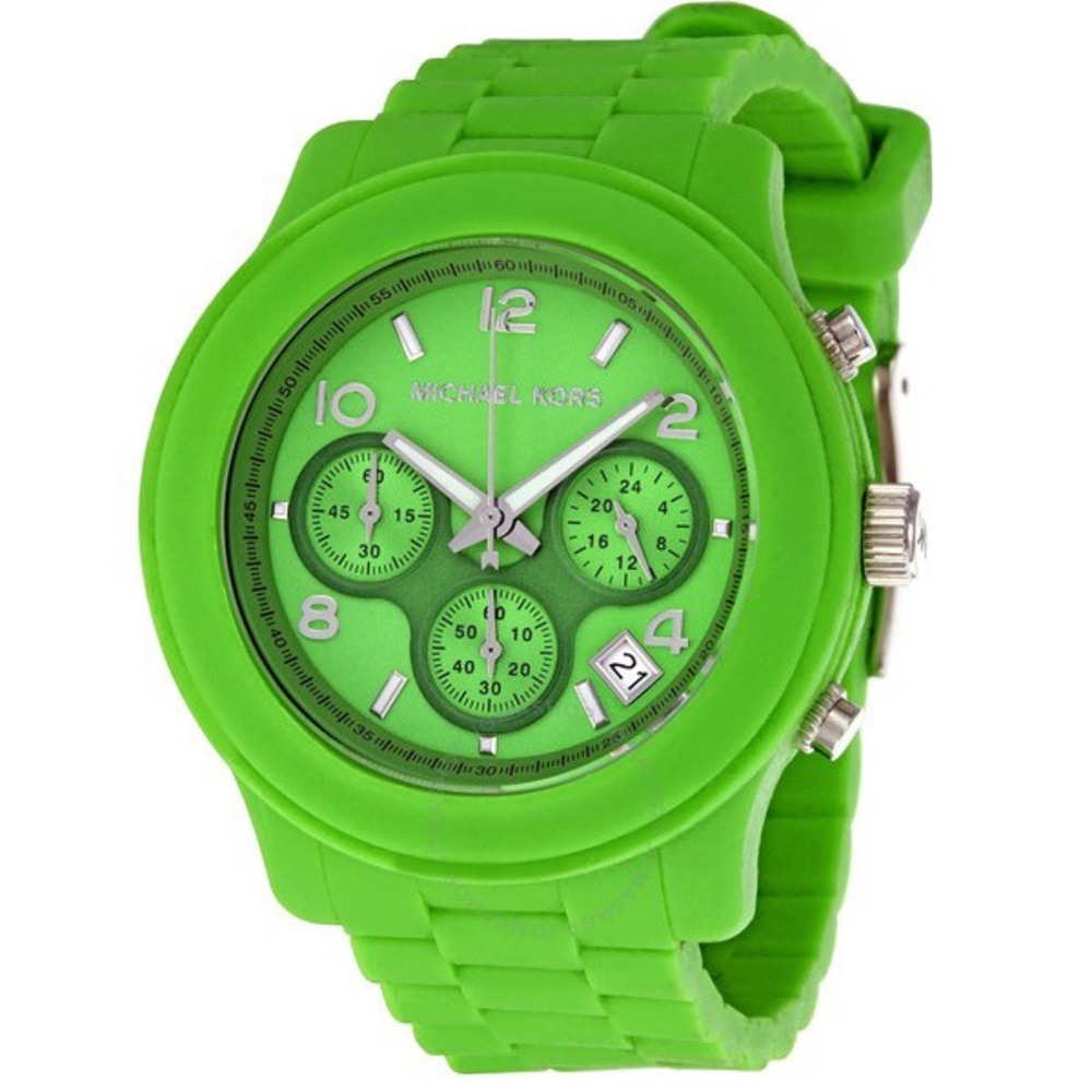 Michael Kors silicone green watch