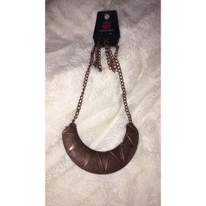 Bronze Earrings and Necklace