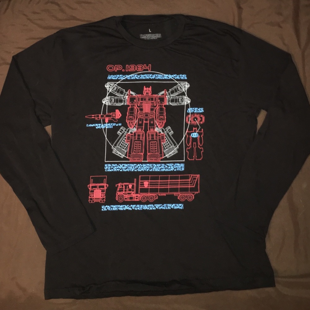 🚹NWOT Transformers Long Sleeve T-Shirt, Men's