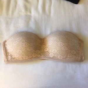 VS Pink padded bralette/bandeau NWOT