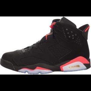Air Jordan 6 Black and Infrared GS 7Y