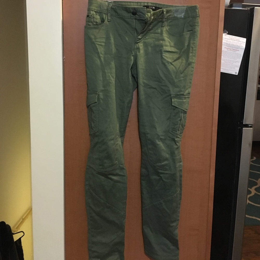 Army green cargo pants by Joe's Jeans