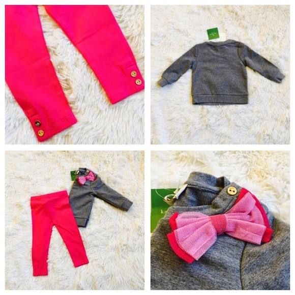 ♠️ HP 2/17 ♠️ Kate Spade Bow Matching Set - Picture 2 of 4