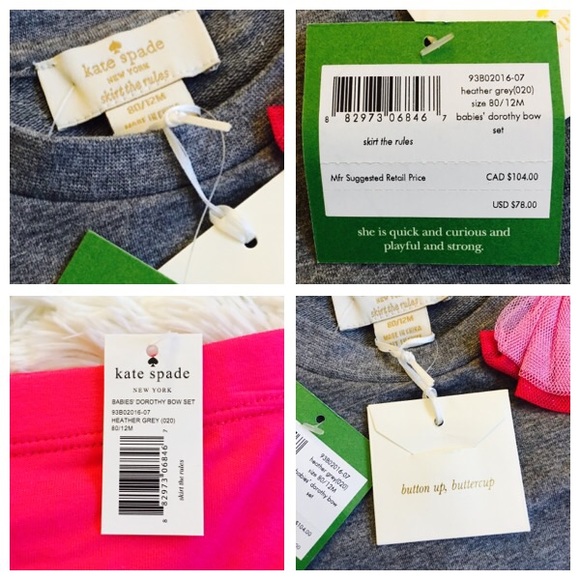 ♠️ HP 2/17 ♠️ Kate Spade Bow Matching Set - Picture 3 of 4