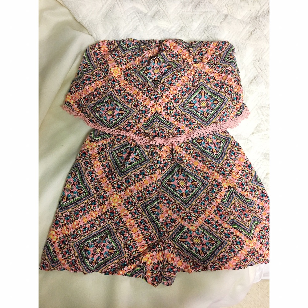 Printed Romper