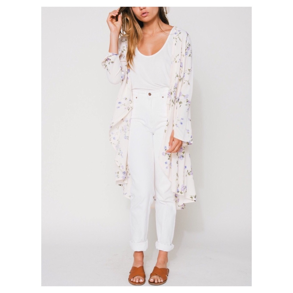 Floral jacket kimono by Flynn Skye