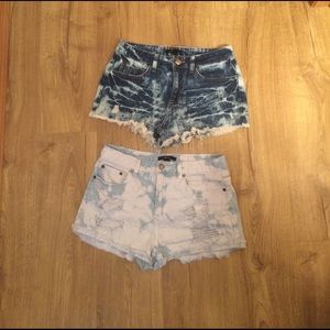 High waisted Forever21 jean shorts!!