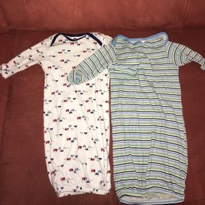 2 0-6month boy night gowns