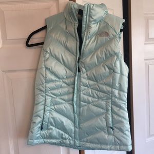 North face blue vest