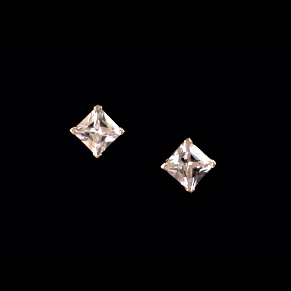 Sterling Silver CZ Studs