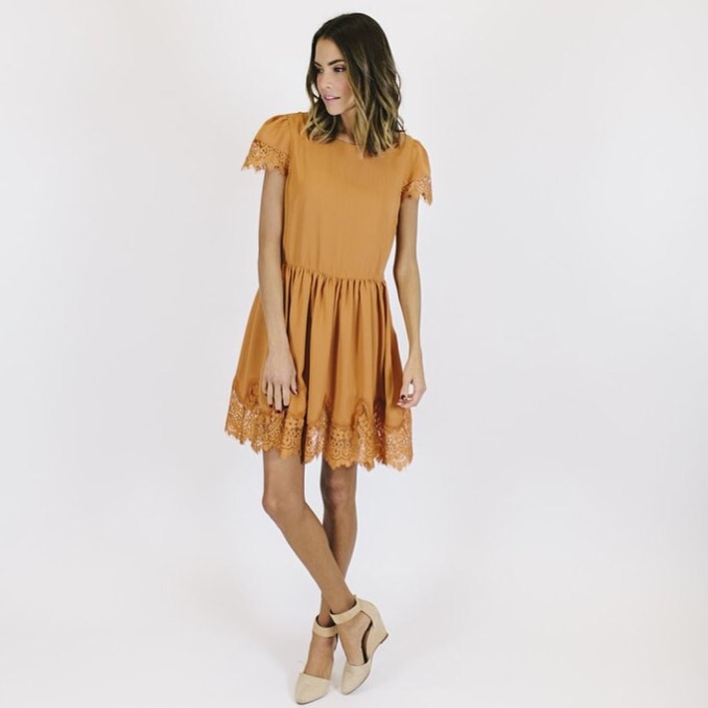 Apricot Dress