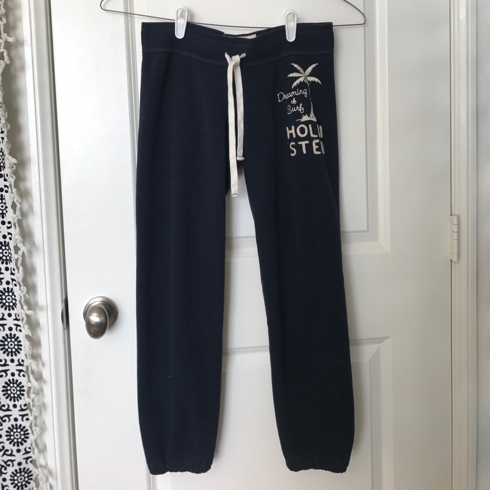 Navy Hollister sweatpants