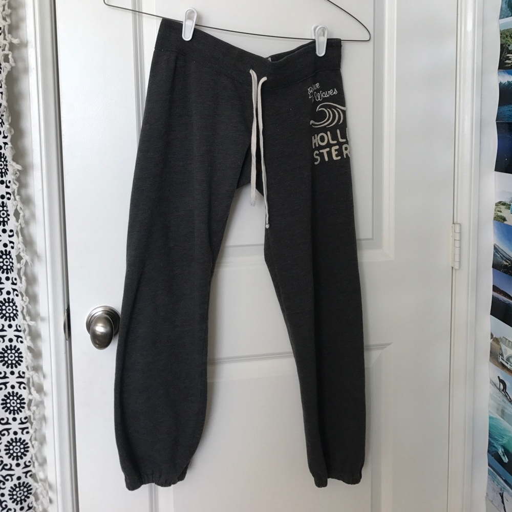 Grey Hollister sweatpants