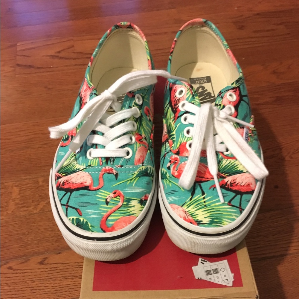 Vans flamingo shoes