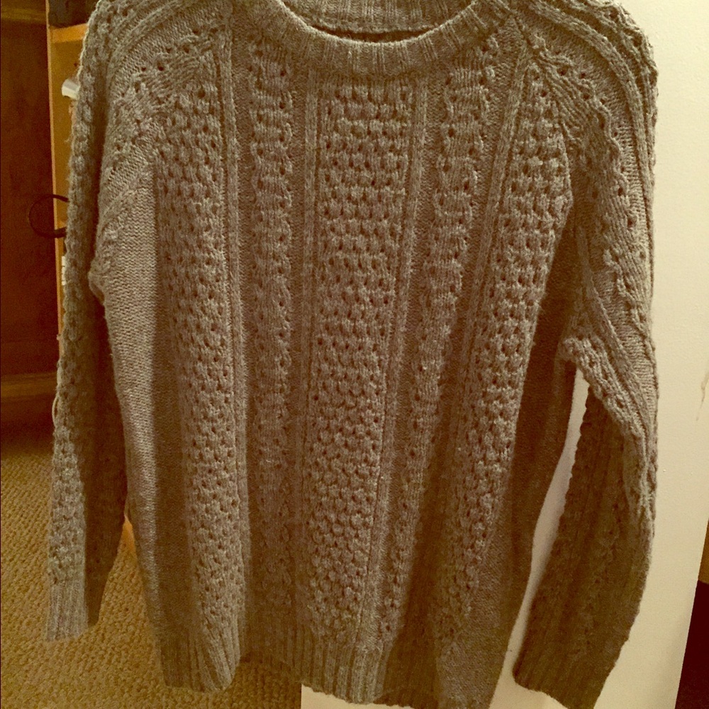 Gray sweater