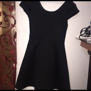 Black skater dress