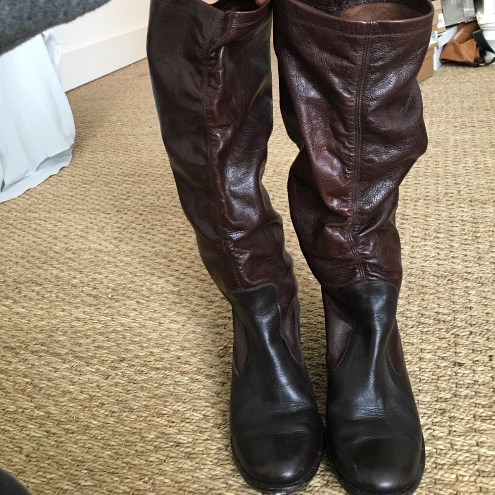 Goffredo Fantini made in Italy slouchy boots