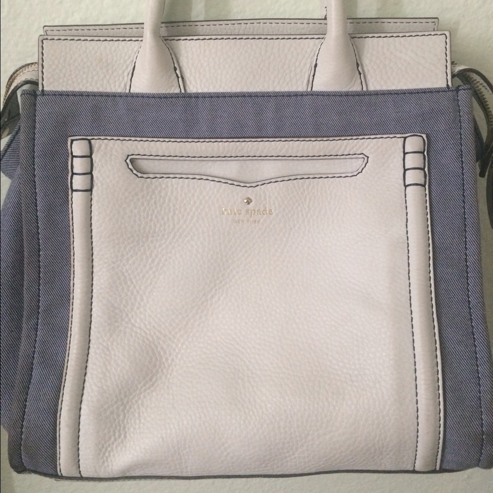 Blue jean Authentic Kate Spade purse.