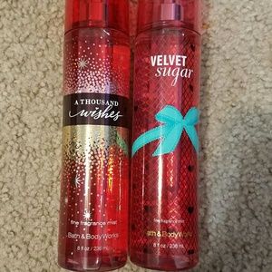 Bath and body works mists