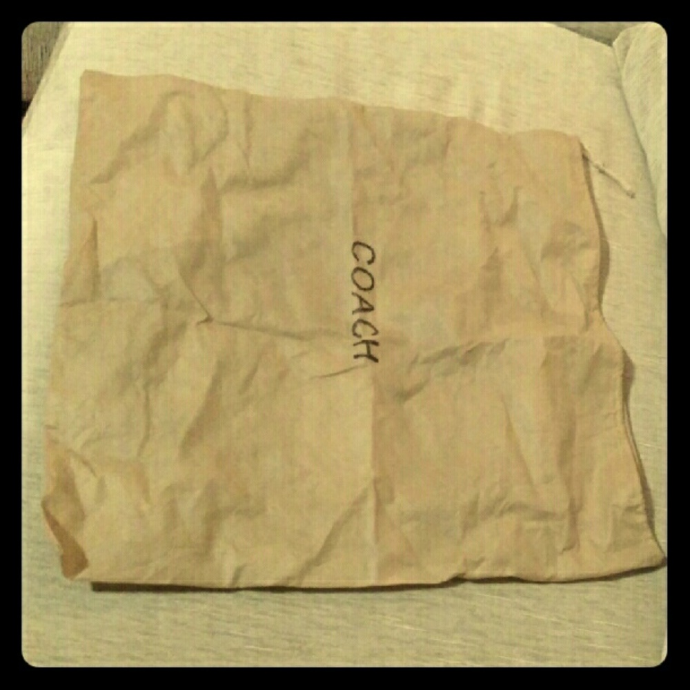 Drawstring Coach Dust Bag
