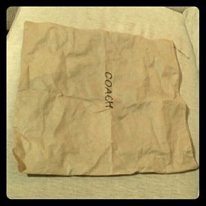 Drawstring Coach Dust Bag