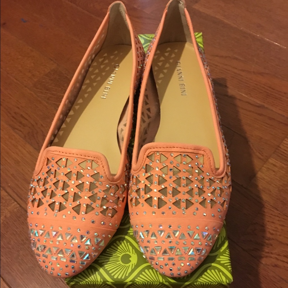 Gianni Bini coral flats