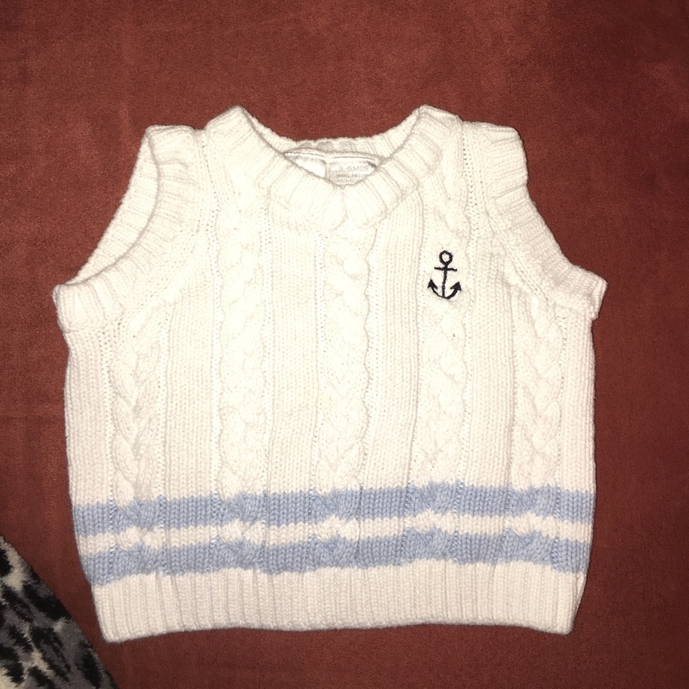 Baby boy sweater vest