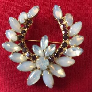 VTG Opal & Ruby “One of a kind” Brooch