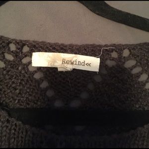 Rewind knitted sweater size L