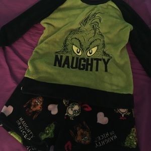 Grinch pajama set