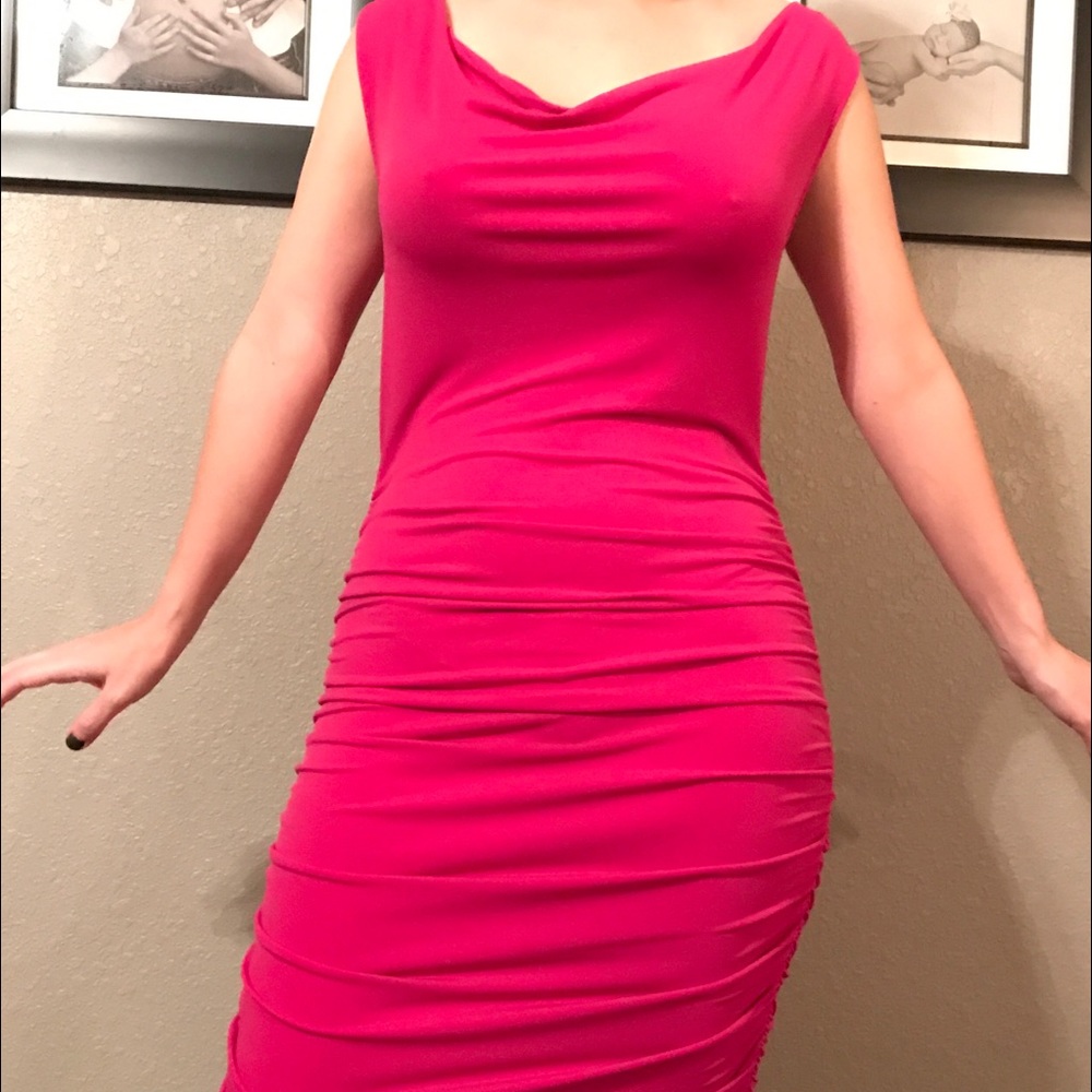 Magenta dress sz med