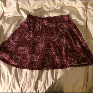 Maroon Skirt
