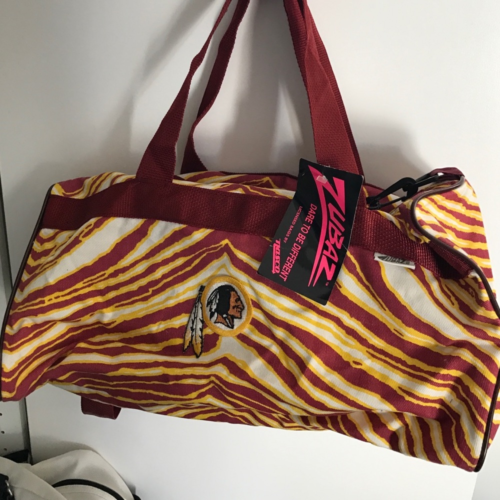 Washington redskins zubaz duffle bag NFL vintage