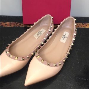 Valentino rockstud flats