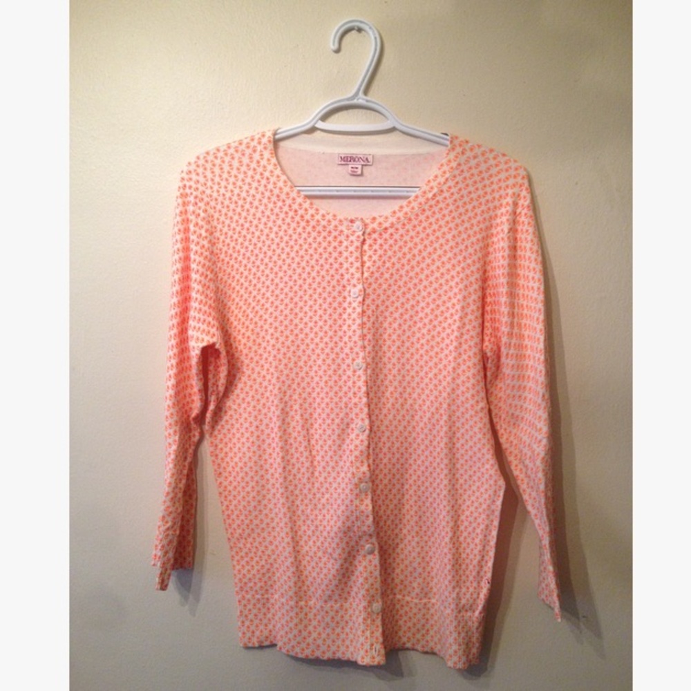 Patterned Light Fabric Cardigan