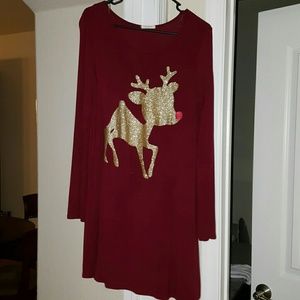 Reindeer Christmas dress