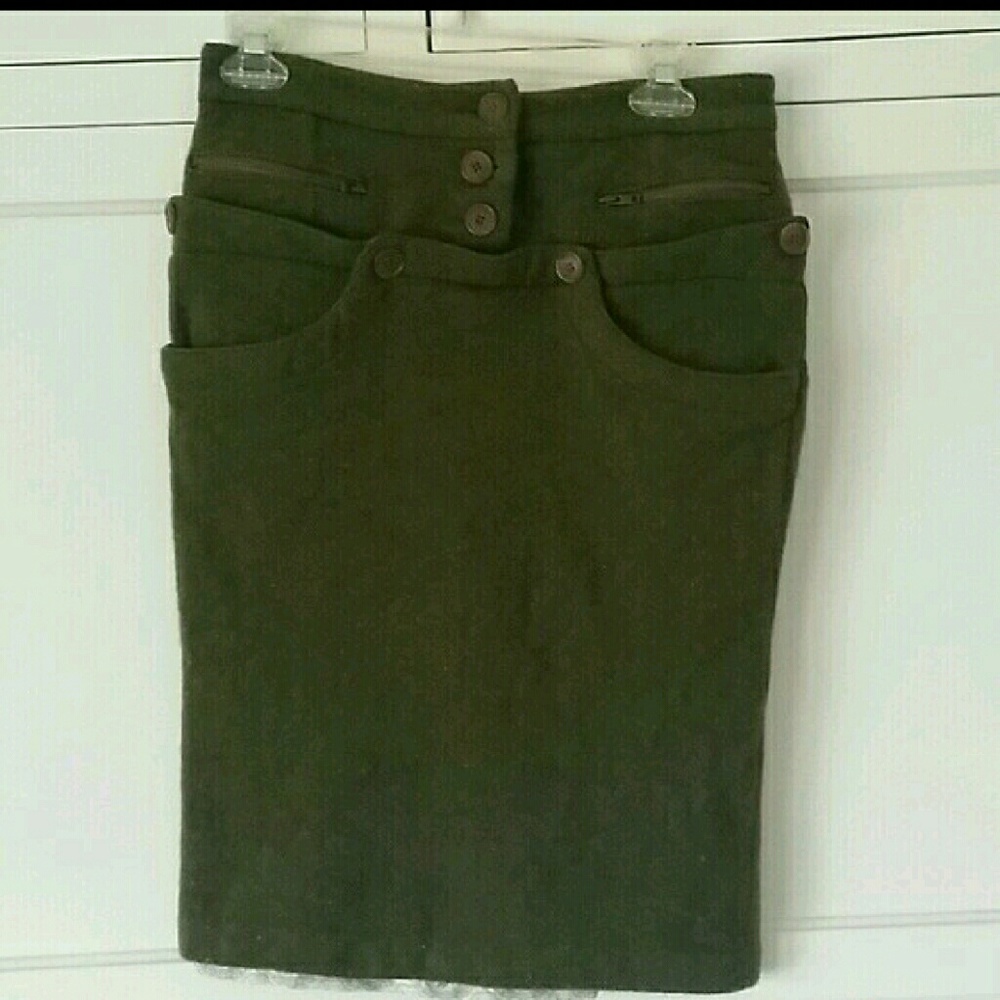 L.A.M.B. Retro pencil skirt