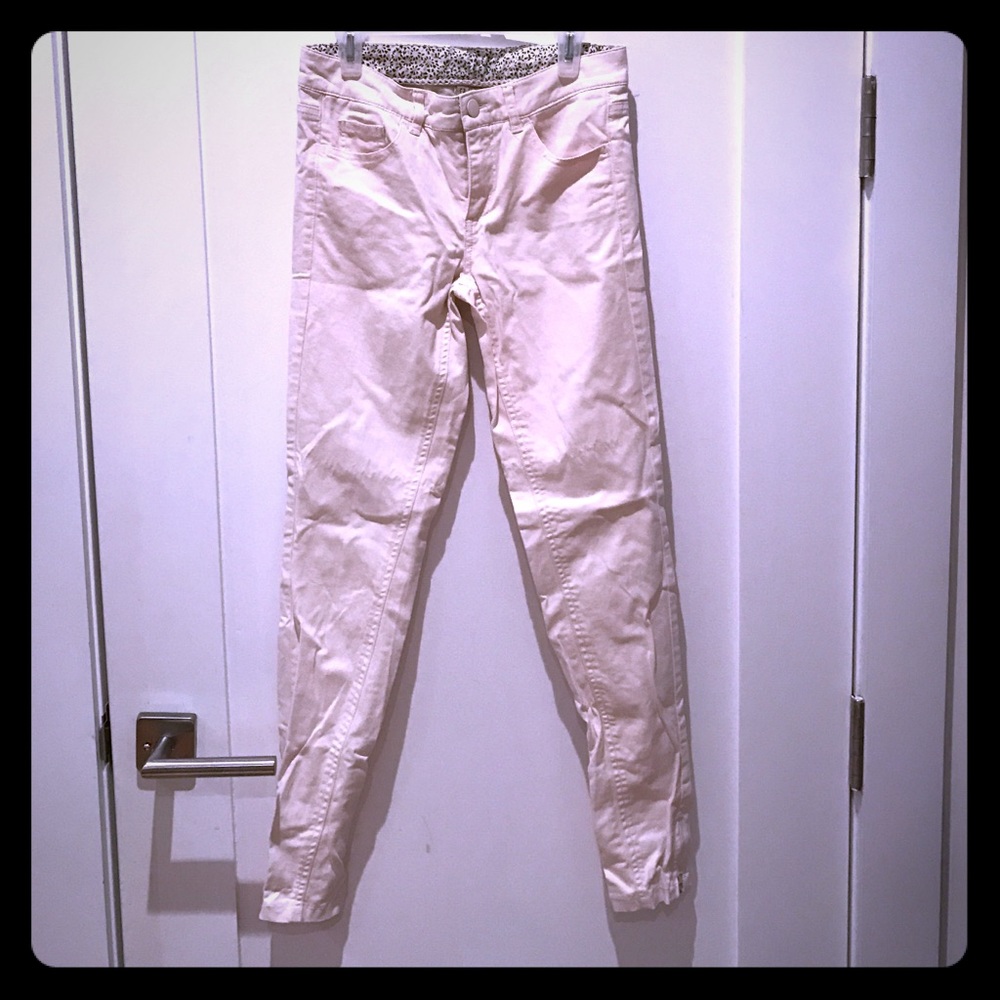 Cream Skinny Pants