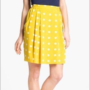 Yellow Polkadot Skirt- Large