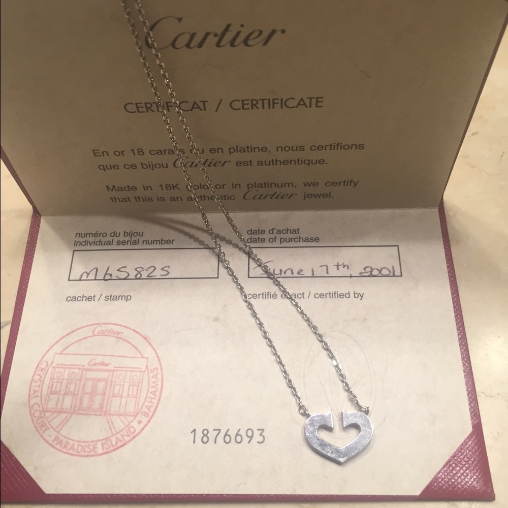 Cartier heart neacklace