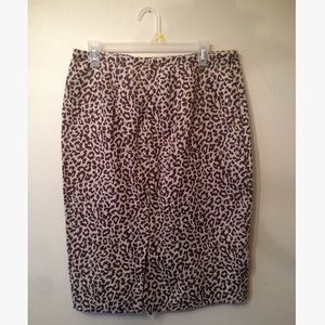 Printed Colored Fitted Skirt 👗