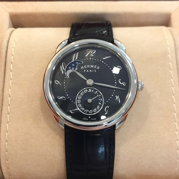Preowned Hermes Automatic Arceau Petit Lune