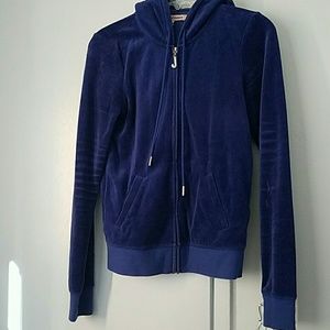 Juicy Couture "J bling" velour hoodie
