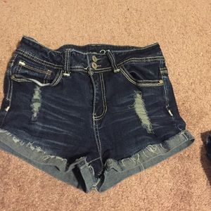 High waisted shorts