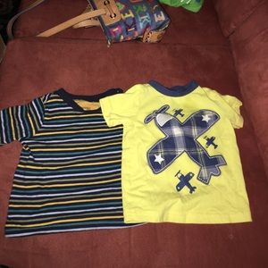 2 baby boy shirts. 3-6month