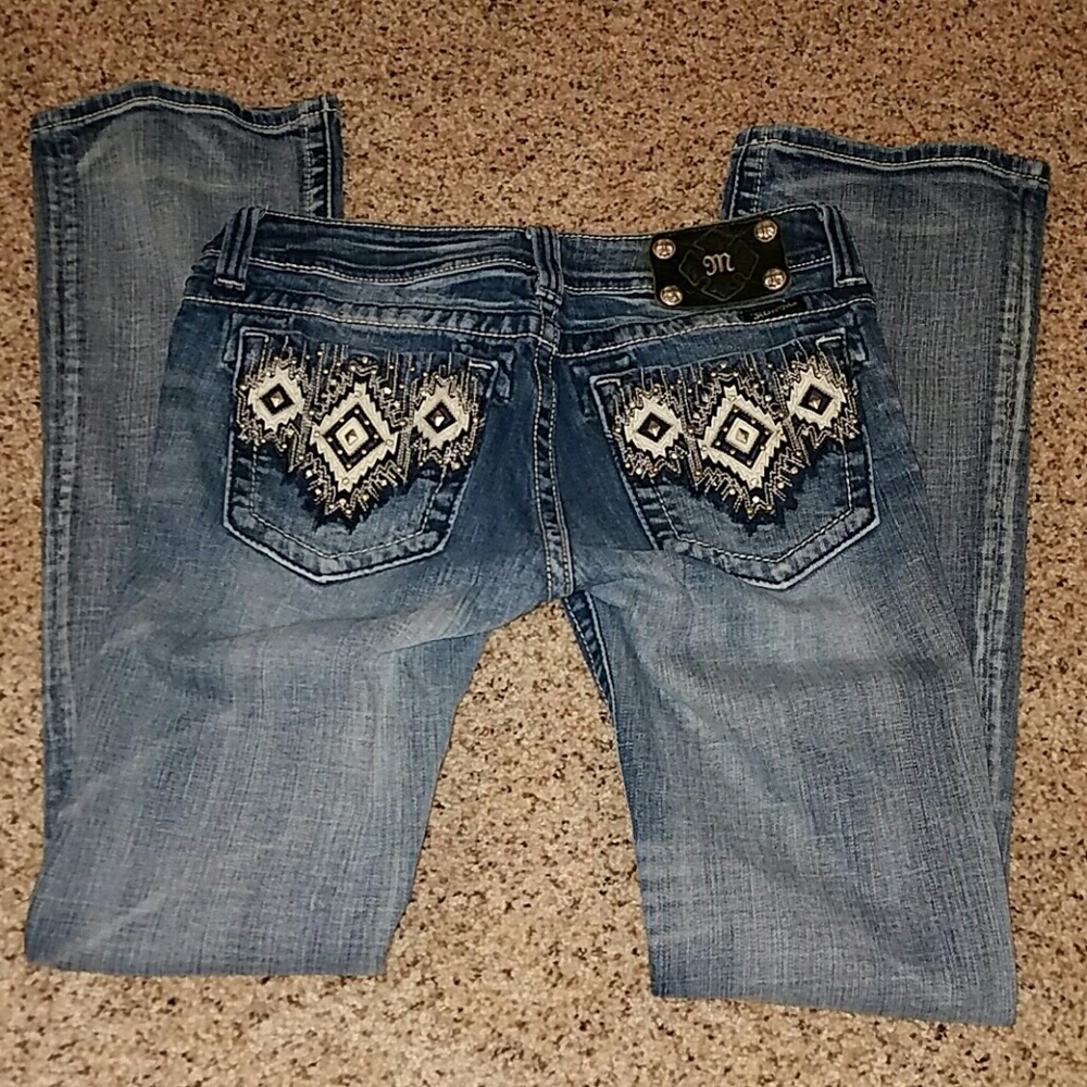 Miss Me Aztec Bling Jeans 28x34