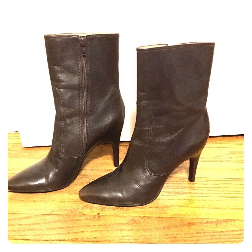 Via Spiga mid-calf brown boots with heel size 7.5