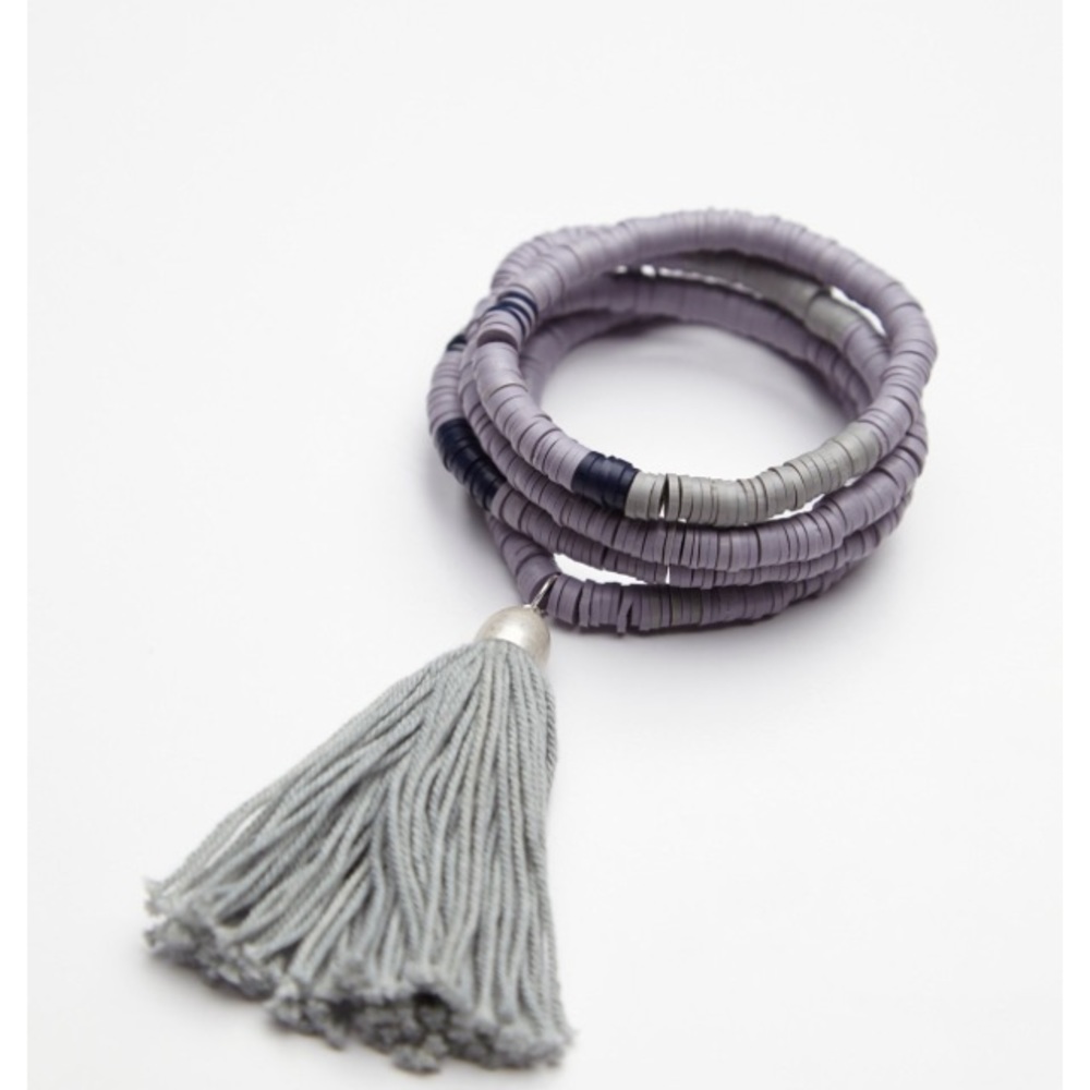 Free People pastel wave wrap bracelet