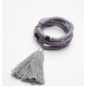 Free People pastel wave wrap bracelet