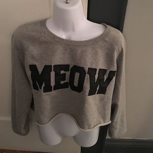 Meow sweatshirt forever 21